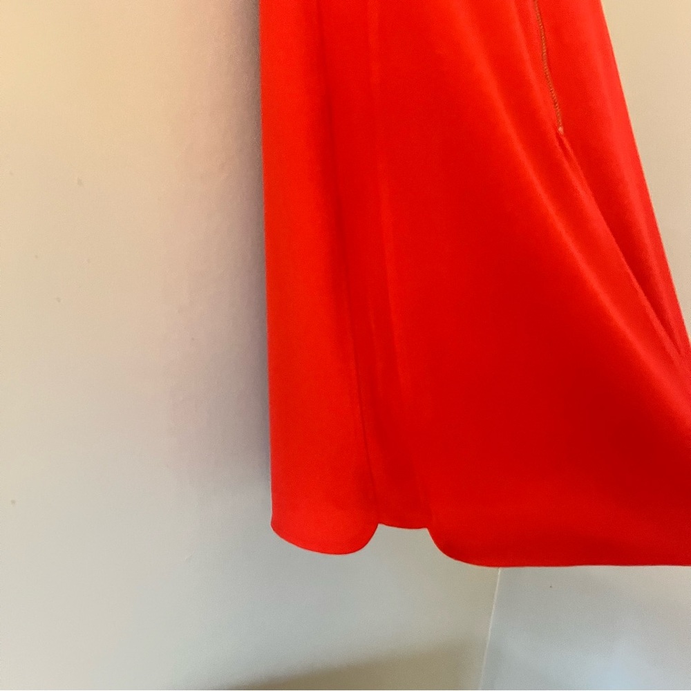 Ted Baker London Red Embellished Sleeveless Fitted Reevah Dress TB Size 1 (US 4) - Picture 11 of 14